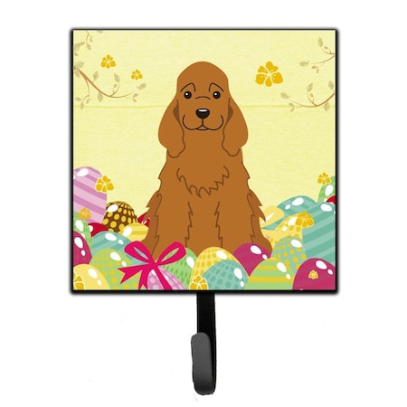 Jensendistributionservices Easter Eggs Cocker Spaniel Red Leash or Key Holder MI1713245